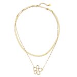 Cross Stripes & Stone Bracelet